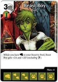 Beast Boy - Gar (39) [WOL] - Dice Masters Single