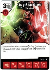 Guy Gardner - Heated (45) [WOL] - Dice Masters Single