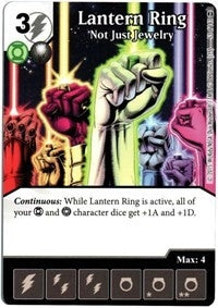 Lantern Ring - Not Just Jewelry (53) [WOL] - Dice Masters Single