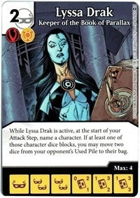 Lyssa Drak - Keeper of the Book of Parallax (56) [WOL] - Dice Masters Single