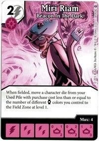 Miri Riam - Beacon In The Dark (58) [WOL] - Dice Masters Single