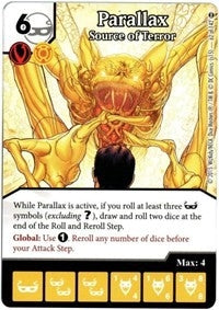 Parallax - Source of Terror (62) [WOL] - Dice Masters Single