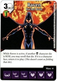 Raven - Rachel Roth (64) [WOL] - Dice Masters Single