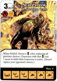 Scarecrow - Dr. Jonathan Crane (66) [WOL] - Dice Masters Single