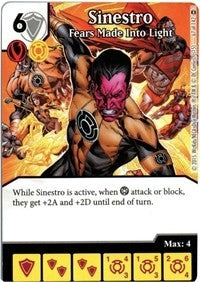 Sinestro - Fears Made Into Light (67) [WOL] - Dice Masters Single