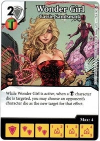 Wonder Girl - Cassie Sandsmark (73) [WOL] - Dice Masters Single