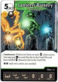 Lantern Battery - Recharge (86) [WOL] - Dice Masters Single