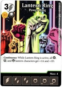 Lantern Ring - Power Ring (87) [WOL] - Dice Masters Single