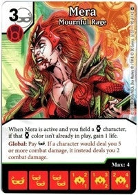 Mera - Mournful Rage (90) [WOL] - Dice Masters Single