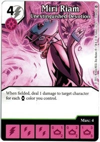Miri Riam - Unextinguished Devotion (91) [WOL] - Dice Masters Single