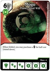 Mogo - Planet-Sized Will (92) [WOL] - Dice Masters Single