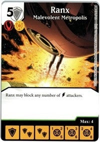 Ranx - Malevolent Metropolis (96) [WOL] - Dice Masters Single