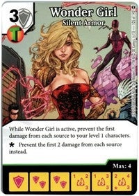 Wonder Girl - Silent Armor (105) [WOL] - Dice Masters Single