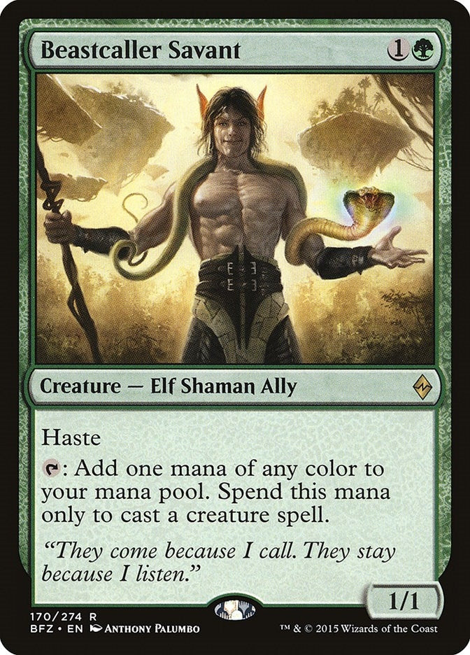 Beastcaller Savant (170) [BFZ] - MTG Single