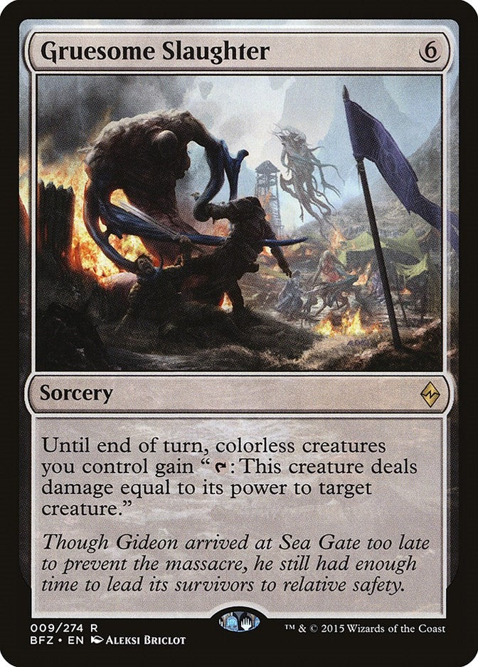 Gruesome Slaughter (9) [BFZ] - MTG Single