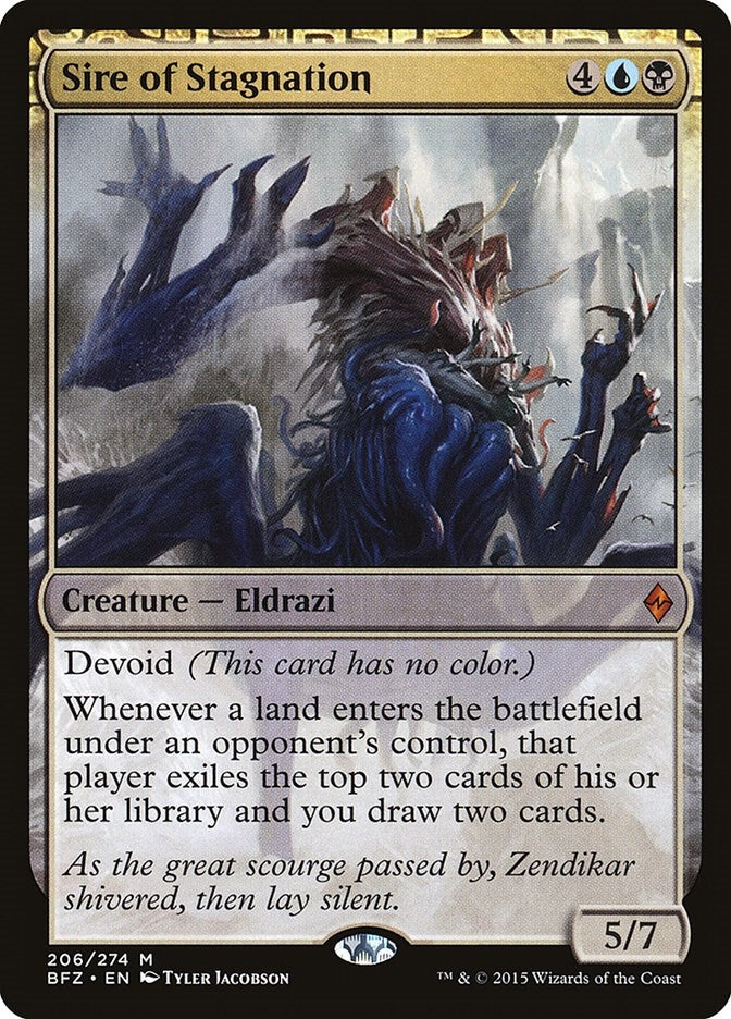 Sire of Stagnation (206) [BFZ] - MTG Single
