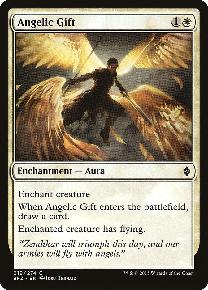 Angelic Gift (19) [BFZ] - MTG Single