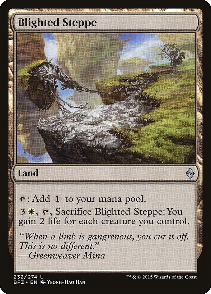 Blighted Steppe (232) [BFZ] - MTG Single