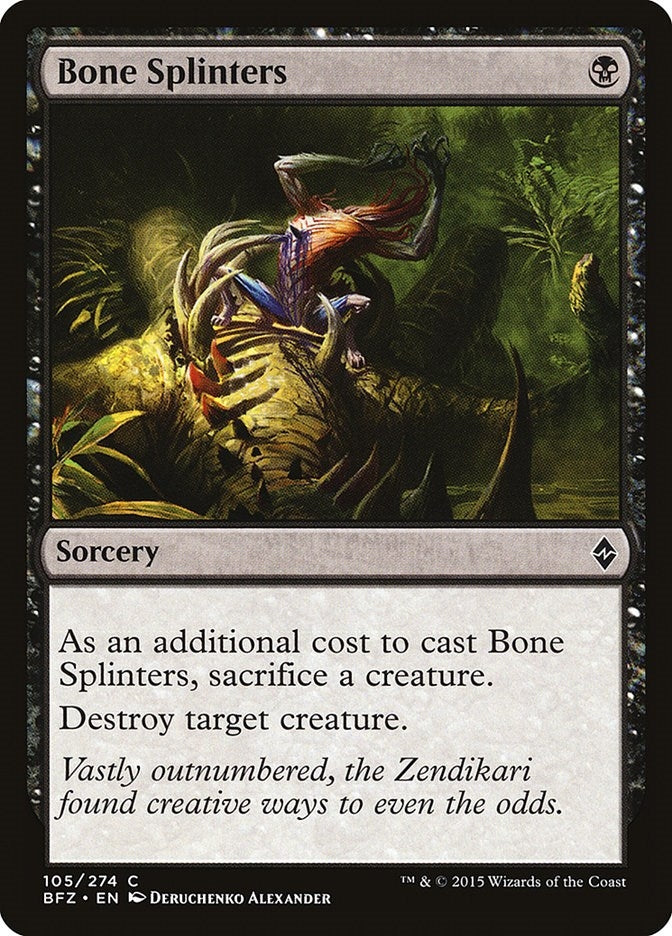 Bone Splinters (105) [BFZ] - MTG Single