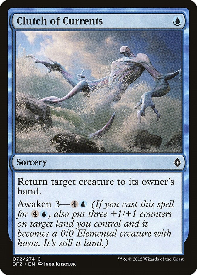 Clutch of Currents (72) [BFZ] - MTG Single