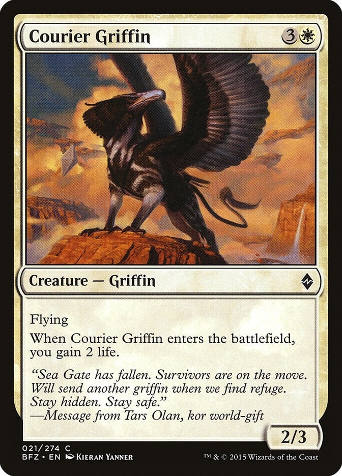 Courier Griffin (21) [BFZ] - MTG Single