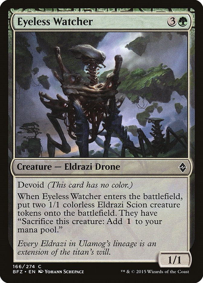 Eyeless Watcher (166) [BFZ] - MTG Single