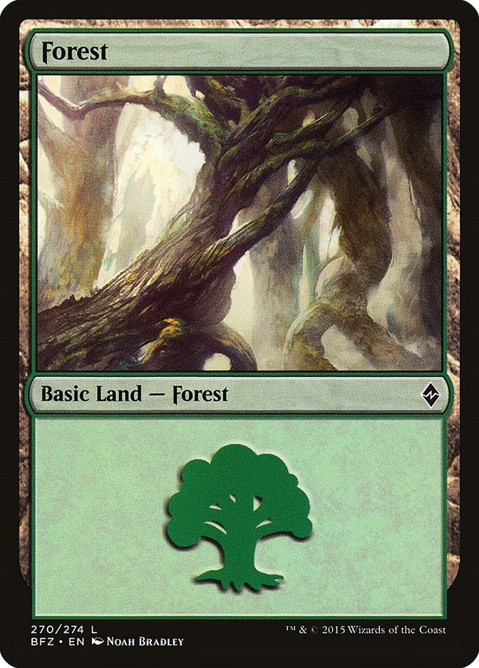 Forest (270) (270) [BFZ] - MTG Single