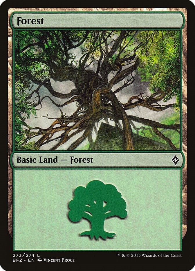 Forest (273) (273) [BFZ] - MTG Single