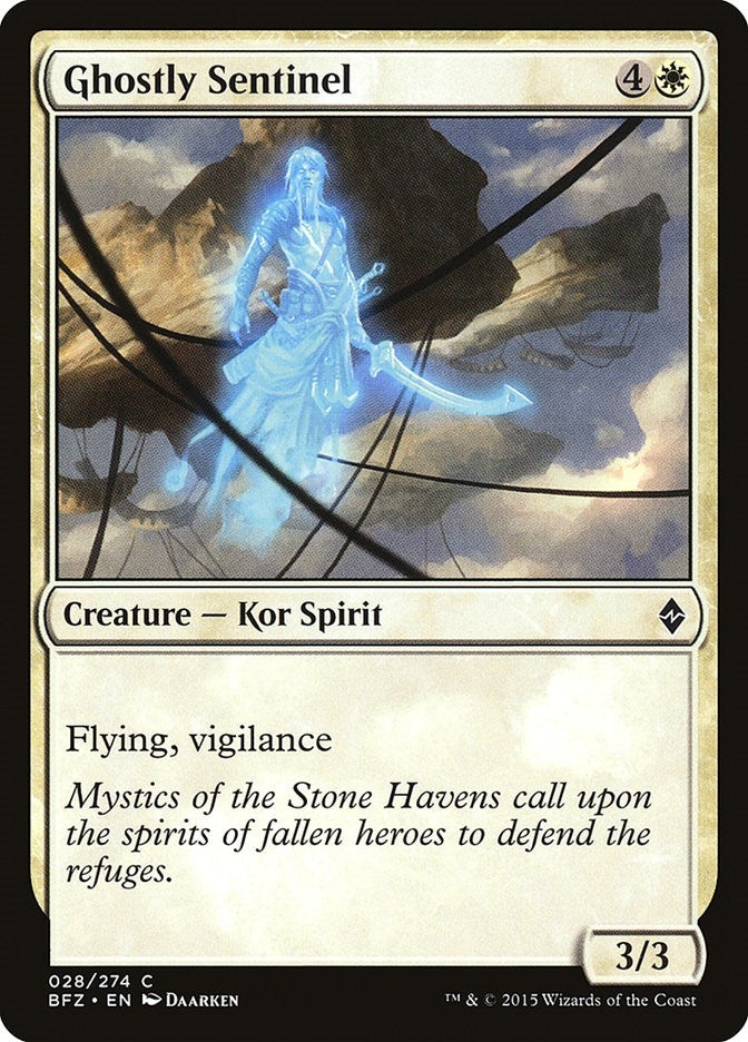 Ghostly Sentinel (28) [BFZ] - MTG Single