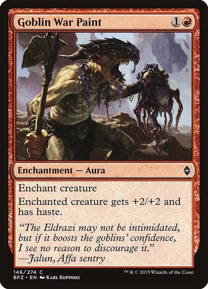Goblin War Paint (146) [BFZ] - MTG Single