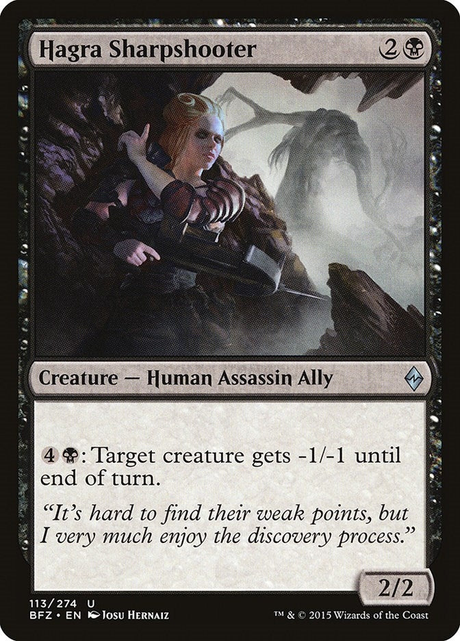 Hagra Sharpshooter (113) [BFZ] - MTG Single