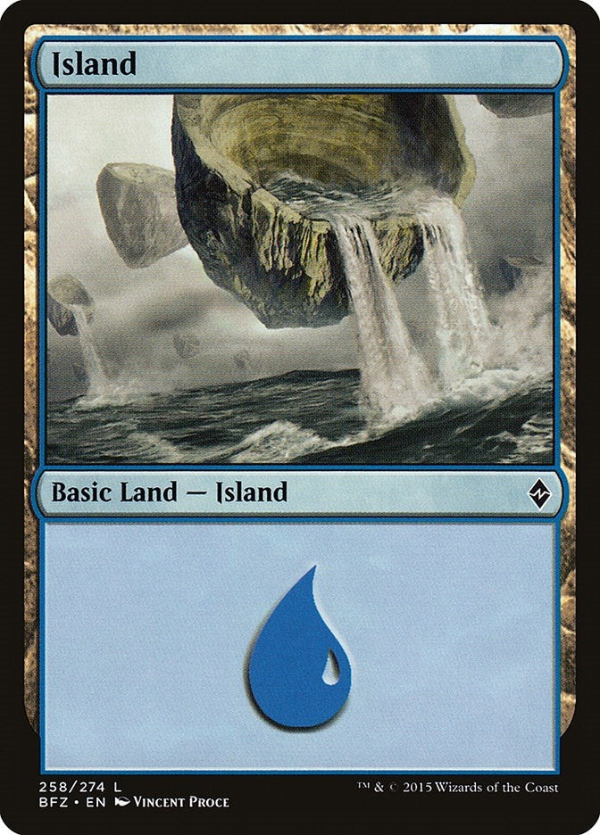 Island (258) (258) [BFZ] - MTG Single
