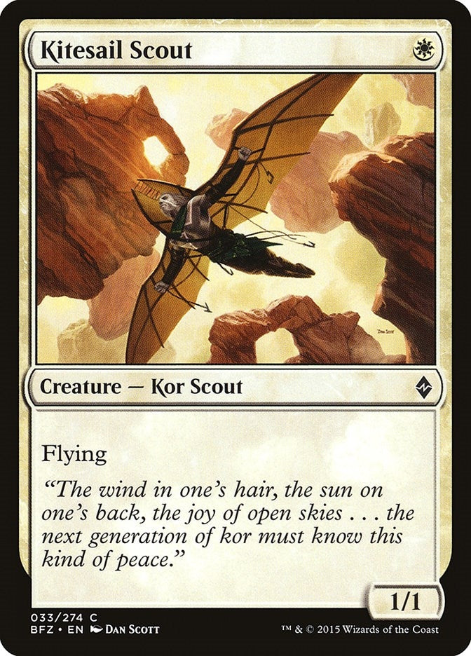 Kitesail Scout (33) [BFZ] - MTG Single