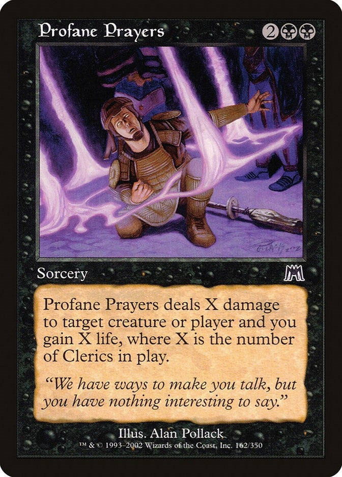 Profane Prayers (162) [ONS] - MTG Single