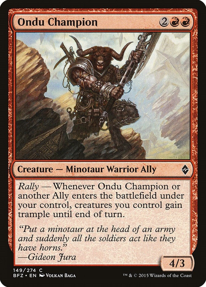 Ondu Champion (149) [BFZ] - MTG Single