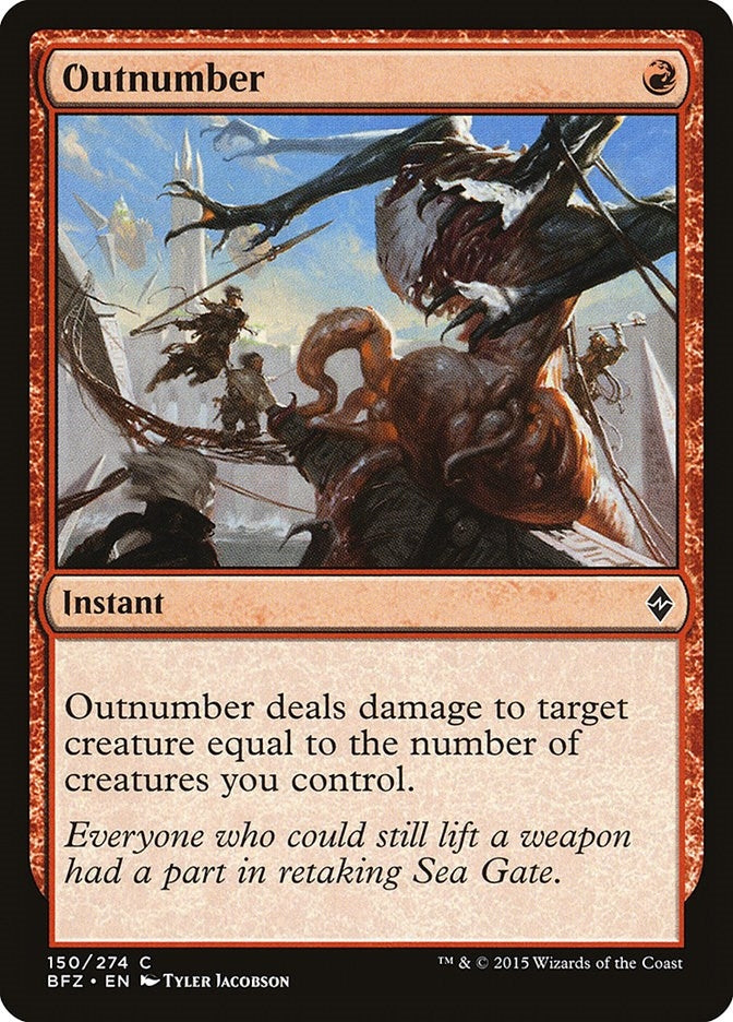 Outnumber (150) [BFZ] - MTG Single