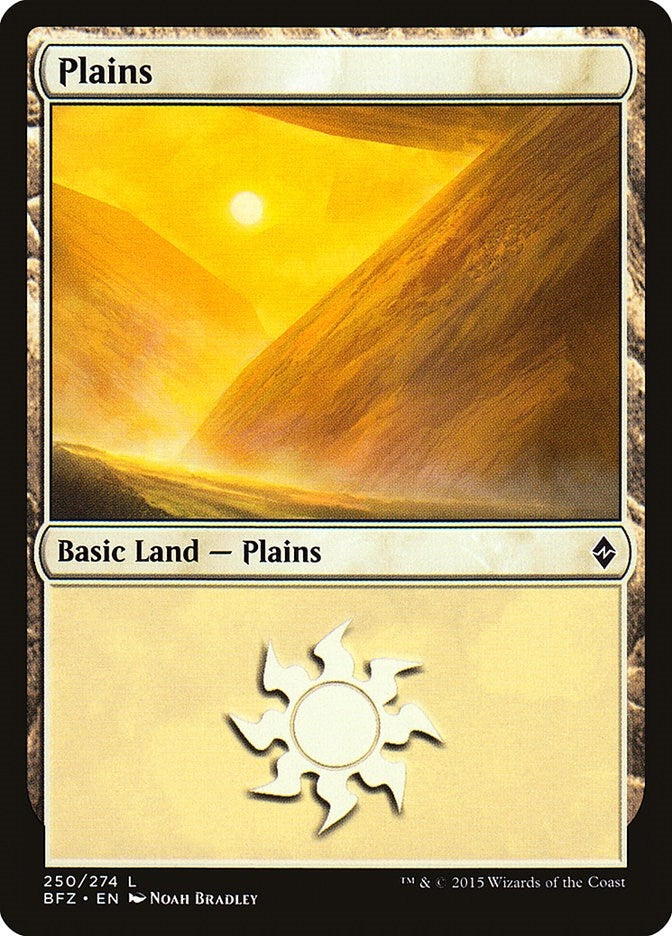 Plains (250) (250) [BFZ] - MTG Single