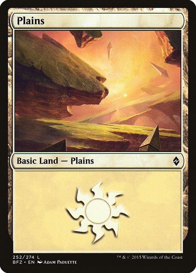 Plains (252) (252) [BFZ] - MTG Single