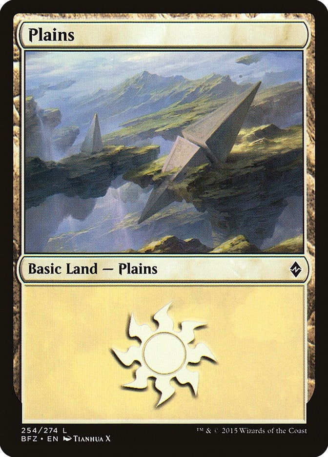 Plains (254) (254) [BFZ] - MTG Single
