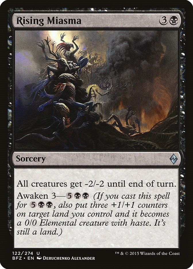 Rising Miasma (122) [BFZ] - MTG Single