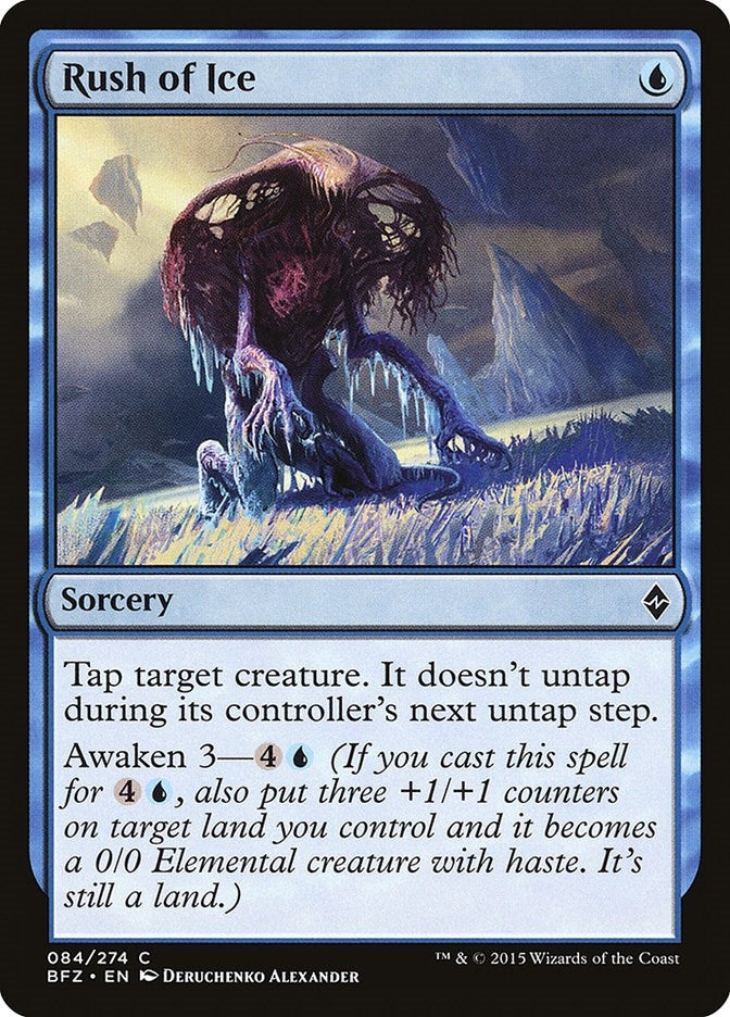 Rush of Ice (84) [BFZ] - MTG Single