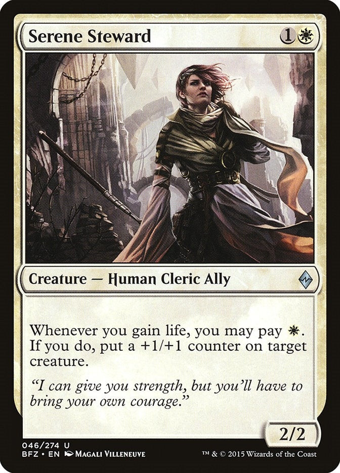 Serene Steward (46) [BFZ] - MTG Single