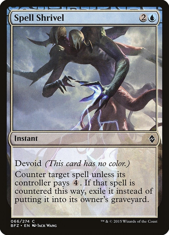 Spell Shrivel (66) [BFZ] - MTG Single