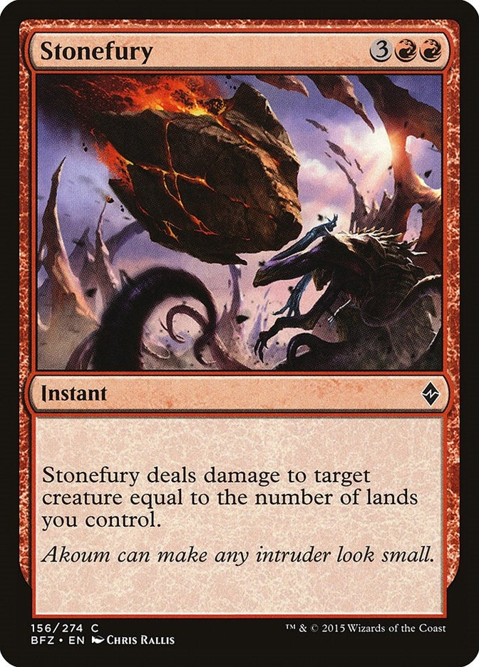 Stonefury (156) [BFZ] - MTG Single