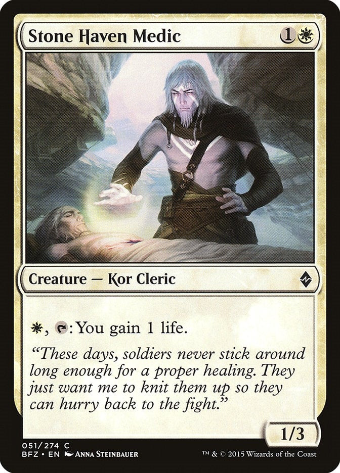 Stone Haven Medic (51) [BFZ] - MTG Single