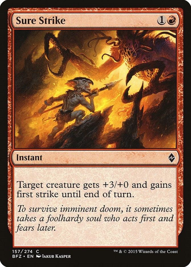 Sure Strike (157) [BFZ] - MTG Single