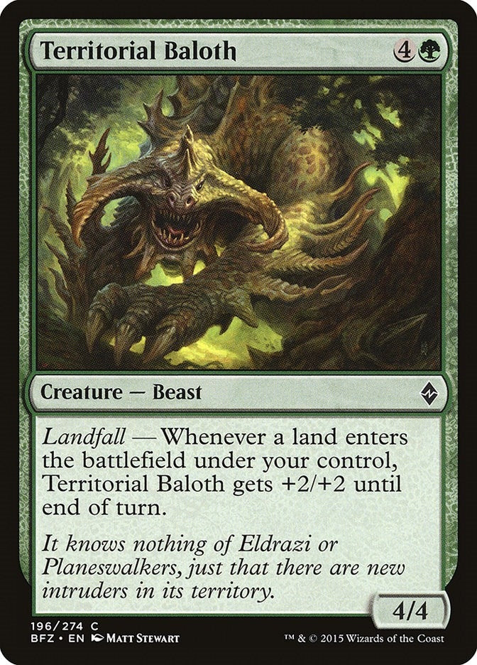 Territorial Baloth (196) [BFZ] - MTG Single