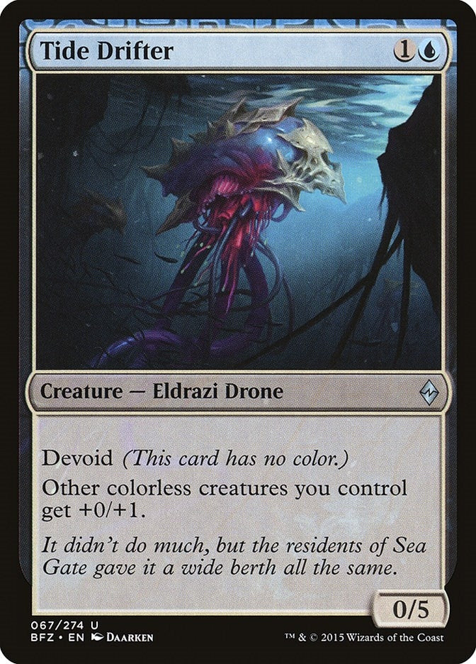 Tide Drifter (67) [BFZ] - MTG Single