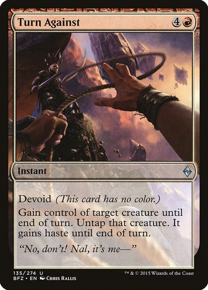 Turn Against (135) [BFZ] - MTG Single