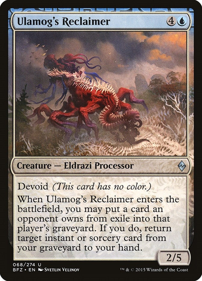 Ulamog’s Reclaimer (68) [BFZ] - MTG Single